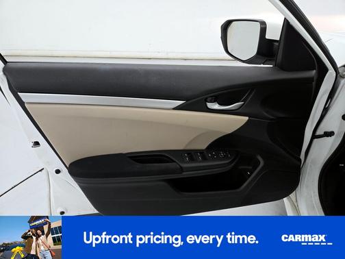 White 2018 Honda Civic LX