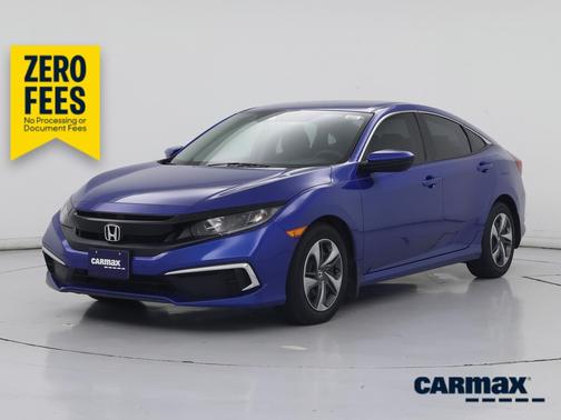 Blue 2020 Honda Civic LX