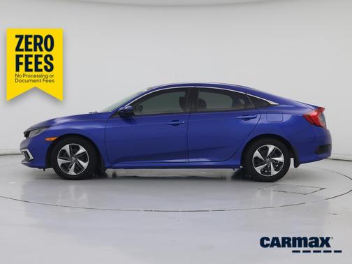 Blue 2020 Honda Civic LX