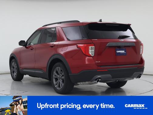 Red 2022 Ford Explorer XLT