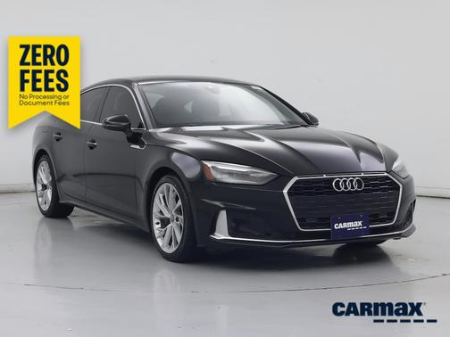 Black 2020 Audi A5 Premium