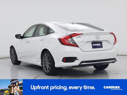 White 2019 Honda Civic EX-L