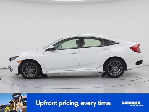 White 2019 Honda Civic EX-L