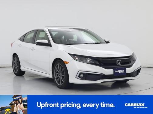 White 2019 Honda Civic EX-L