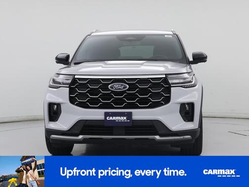White 2025 Ford Explorer Platinum