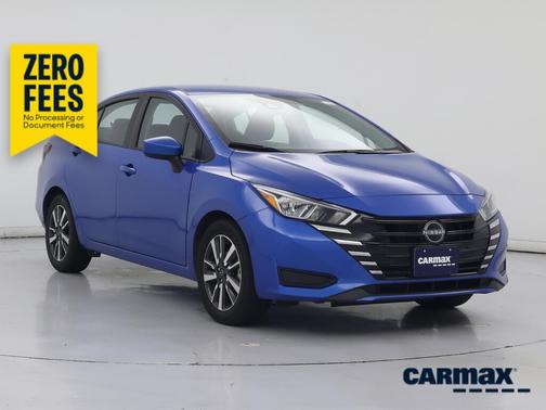 Blue 2024 Nissan Versa SV