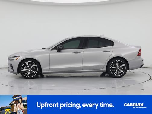 Silver 2024 Volvo S60 B5 Core Dark Theme