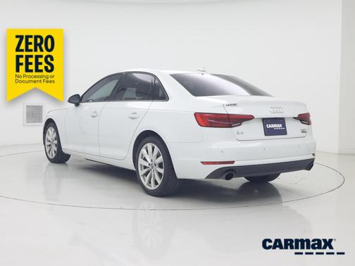 White 2017 Audi A4 Premium