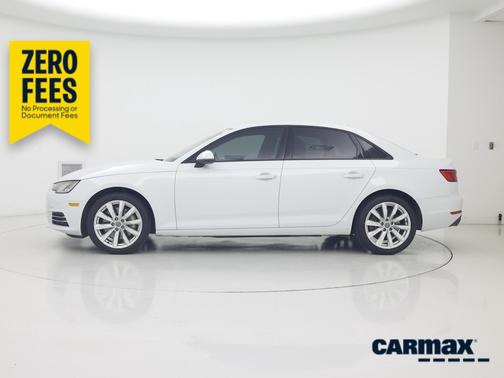 White 2017 Audi A4 Premium