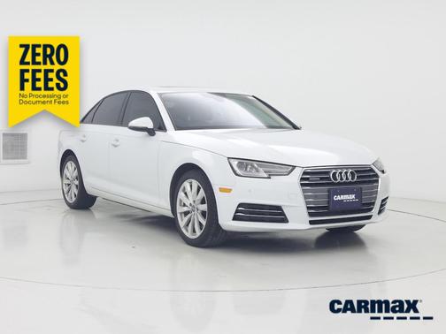 White 2017 Audi A4 Premium