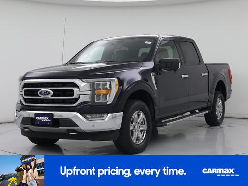 Blue 2021 Ford F-150 XLT