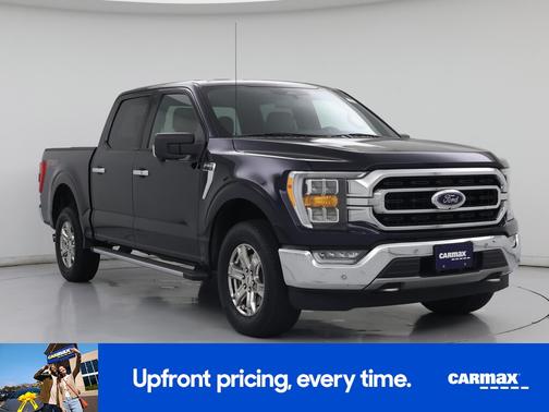 Blue 2021 Ford F-150 XLT