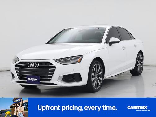 White 2021 Audi A4 Premium Plus