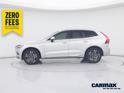Silver 2021 Volvo XC60 Recharge Plug-In Hybrid T8 Inscription Expression