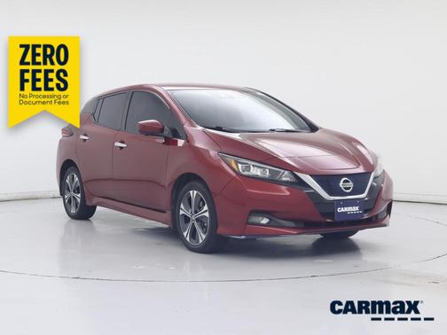 Red 2022 Nissan Leaf SV Plus