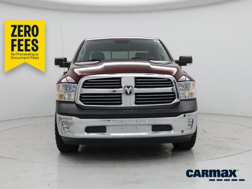 Red 2017 RAM 1500 Bighorn