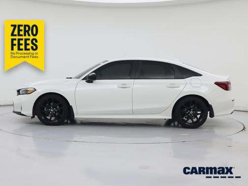 White 2025 Honda Civic Sport