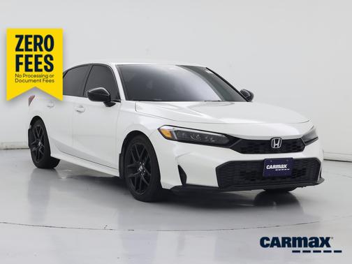 White 2025 Honda Civic Sport