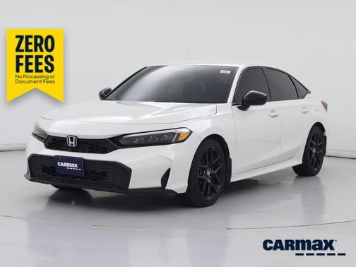 White 2025 Honda Civic Sport