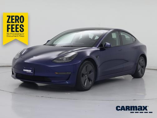 Blue 2023 Tesla Model 3