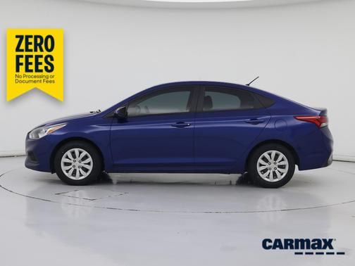 Blue 2021 Hyundai Accent SE