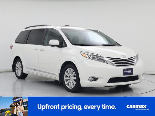 White 2017 Toyota Sienna Limited Premium