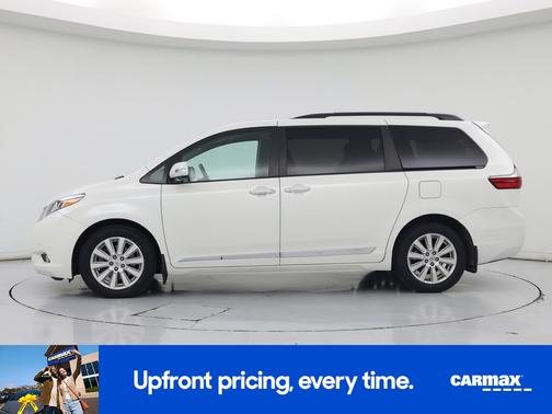 White 2017 Toyota Sienna Limited Premium