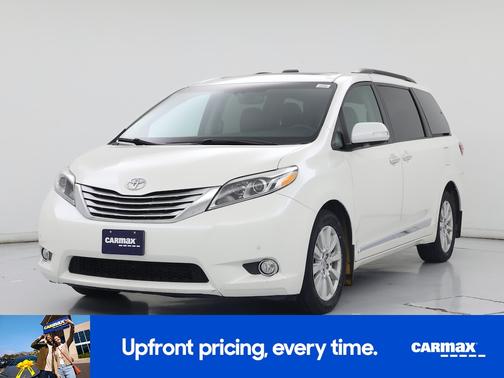 White 2017 Toyota Sienna Limited Premium