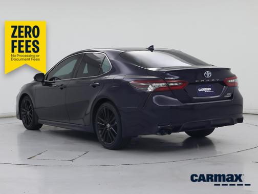Blue 2022 Toyota Camry Hybrid XSE