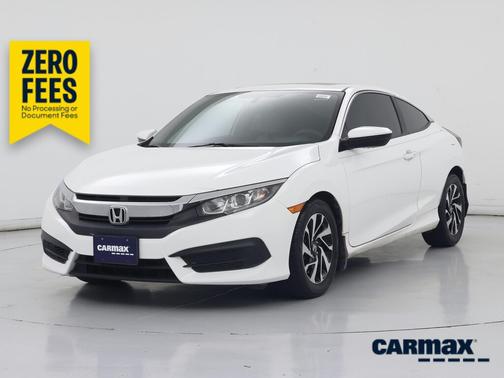 White 2018 Honda Civic LX-P