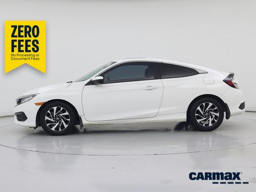 White 2018 Honda Civic LX-P