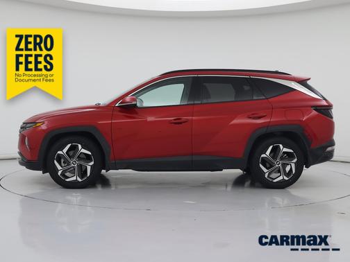 Red 2022 Hyundai TUCSON Limited