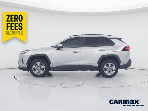 Silver 2022 Toyota RAV4 Hybrid XLE
