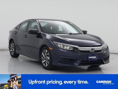 Blue 2016 Honda Civic EX