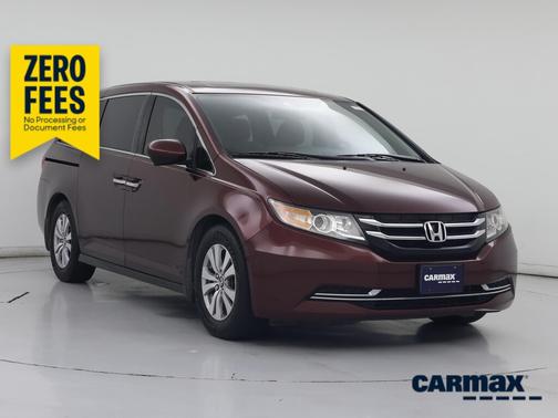 Red 2016 Honda Odyssey EX-L