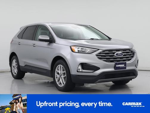 Silver 2021 Ford Edge SEL