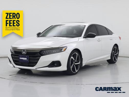 White 2021 Honda Accord Sport