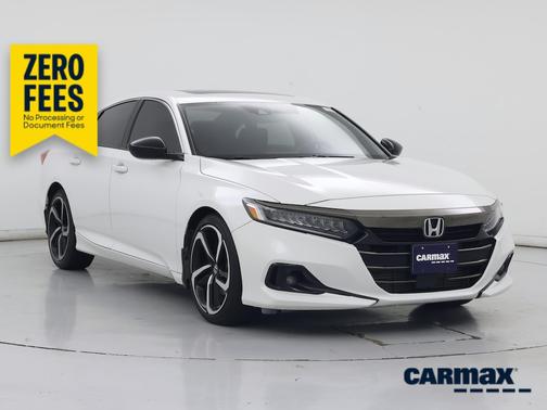 White 2021 Honda Accord Sport