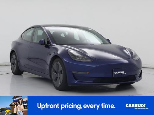 Blue 2021 Tesla Model 3 Long Range