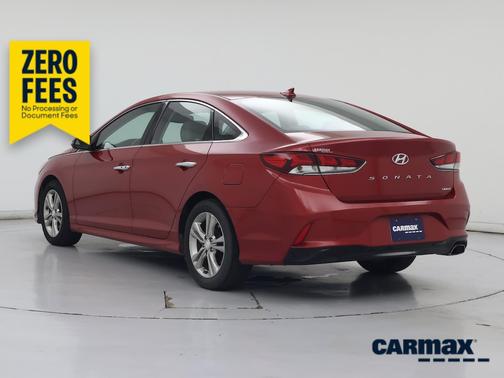 Red 2018 Hyundai SONATA Limited