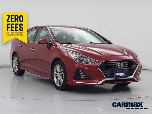 Red 2018 Hyundai SONATA Limited