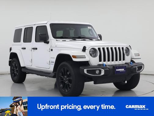 White 2023 Jeep Wrangler 4xe Unlimited Sahara