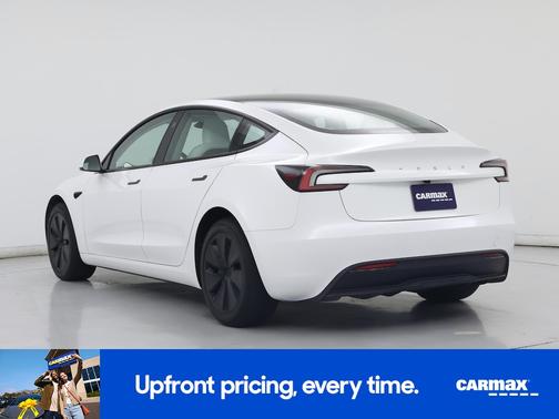 White 2025 Tesla Model 3 Long Range
