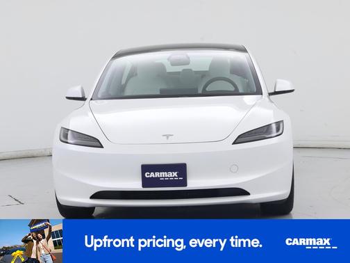 White 2025 Tesla Model 3 Long Range