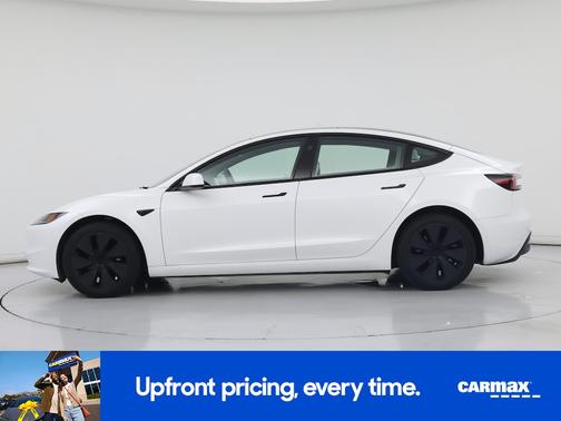 White 2025 Tesla Model 3 Long Range