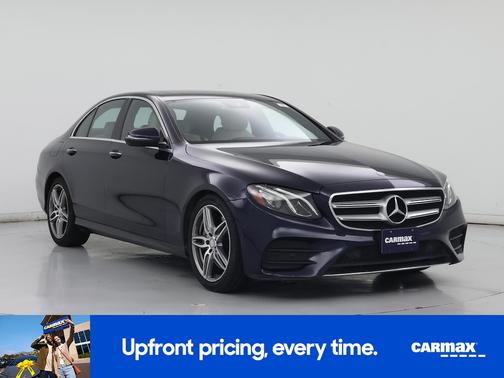 Blue 2017 Mercedes-Benz E-Class