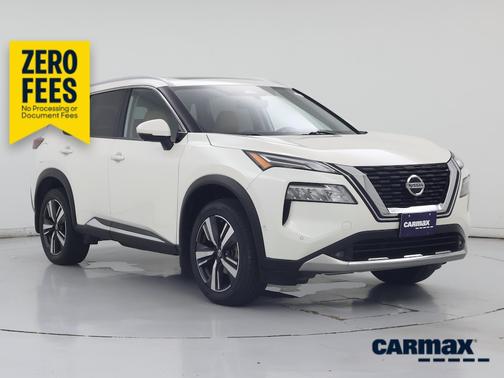White 2021 Nissan Rogue Platinum