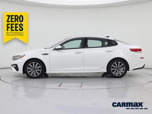 White 2019 Kia Optima LX