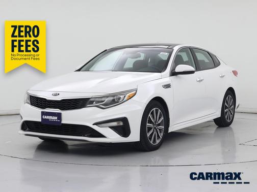 White 2019 Kia Optima LX
