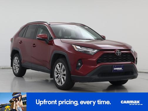 Red 2022 Toyota RAV4 XLE Premium